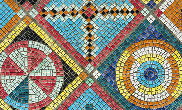 Assembly of JANMART Mosaic Mural