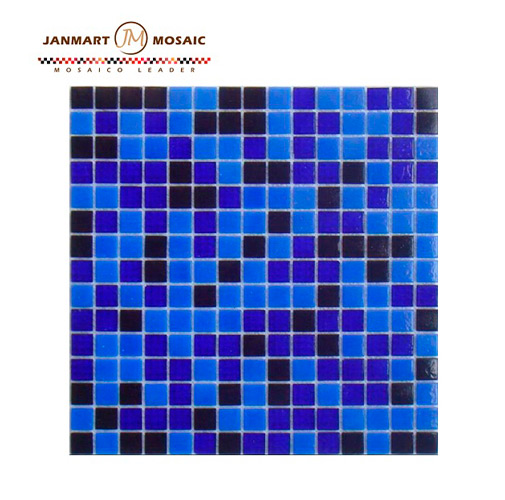 Blue Swimming Pool Glass Mosaic Tiles