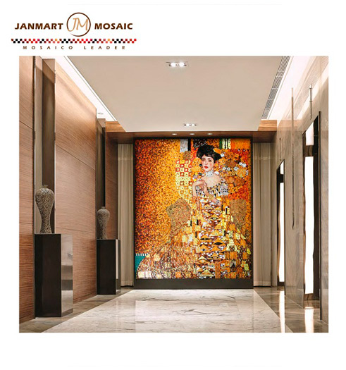 glass mosaic mural