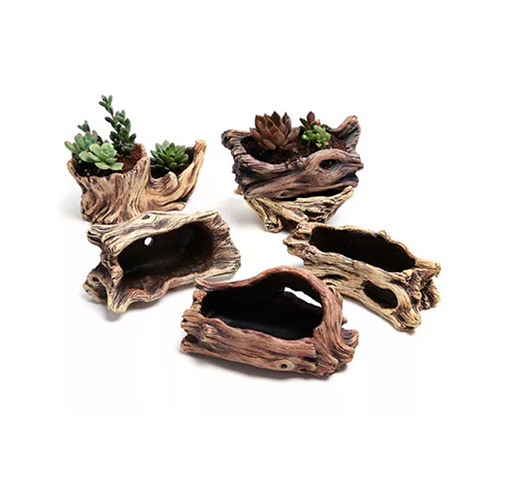 Cement Tree Root Shaped Flower Pot