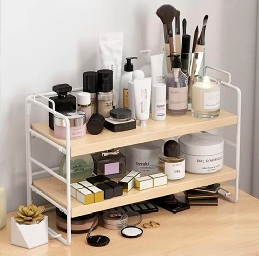 Office Organizer, Home Organizer, 1/2 Layer Desktop Shelf Desk Storage