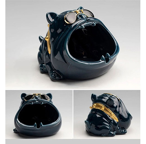 Ceramic Cartoon Dog Ashtray