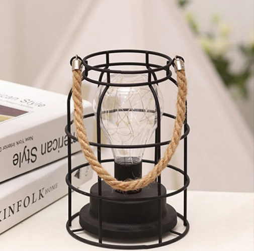 Hanging Led Night Light Cage