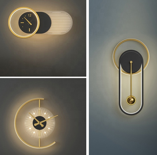 Lighting Wall Decoration Hanging Clock