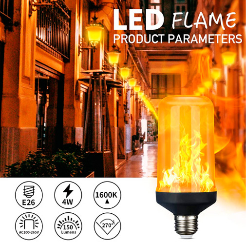 LED Flame Lamp Bulb
