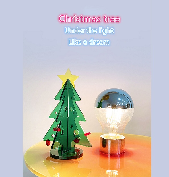 christmas tree acrylic